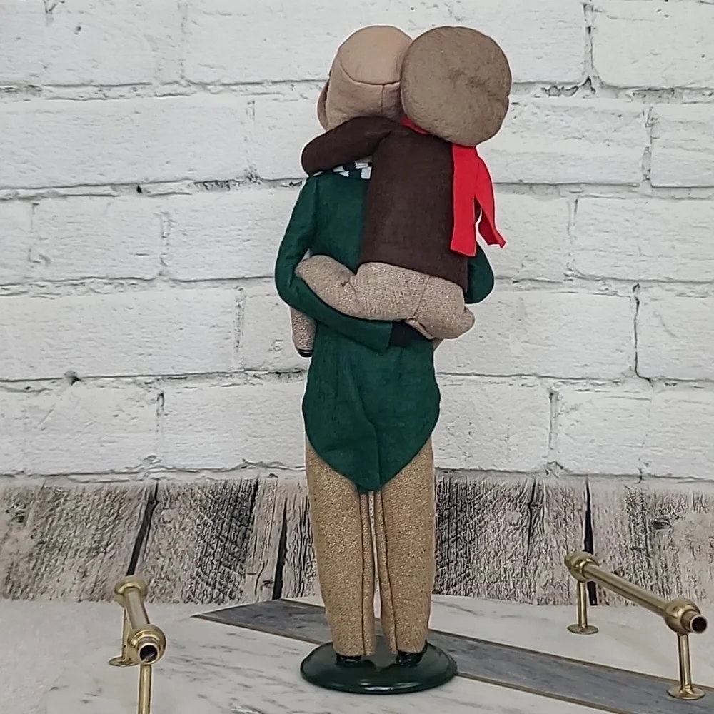 Byers' Choice Caroler 1991-94 Bob Cratchit & Tiny Tim From 